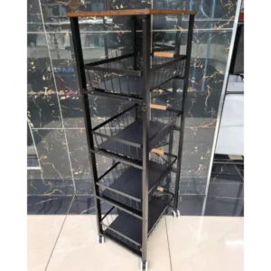 Bamboo Top Kitchen Rack