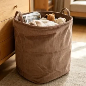 Corduroy Storage Basket Kenya