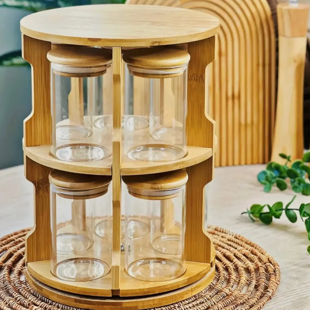 Bamboo Tabletop Rack