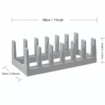 Multi-Purpose Pot Lid & Plate Storage Rack 3 Kitchen Storage Rack