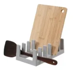 Multi-Purpose Pot Lid & Plate Storage Rack 6 Multi Purpose Kitchen Organizer