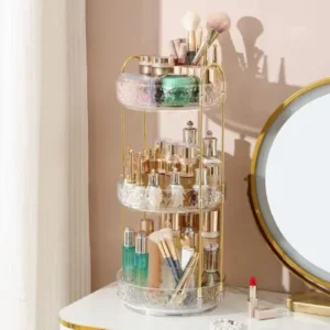 Rotating Makeup Storage Rack
