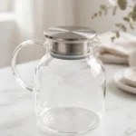 1.8L Glass Teapot with Stainless Steel Lid & Infuser 3 1.8 litre glass teapot Kenya