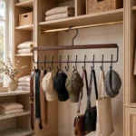10-Hook Wooden Organizer Hanger 2 Wooden Organizer Hanger