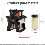 Rotating Spice Jars & Rack 6 18 piece spice jar set Kenya