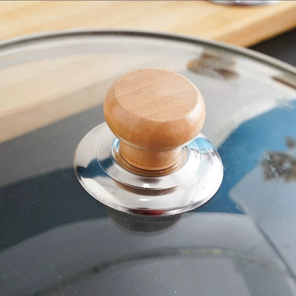 2-Piece Wooden Pot Knobs