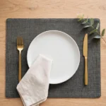 Linen Look Wipeable Placemats
