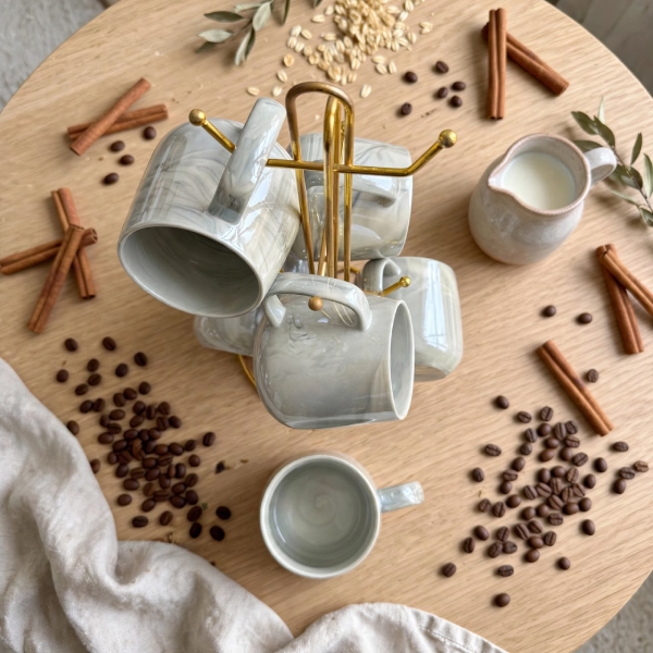 6 piece mug set Kenya