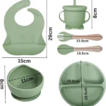 Silicone Baby Feeding Set 5 BPA free baby feeding set Kenya