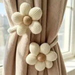 Bohemian Flower Curtain Tiebacks 3 Bohemian Flower Curtain Tiebacks