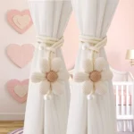 2-Piece Floral Pearl Curtain Tiebacks 3 Floral Pearl Curtain Tiebacks