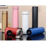 Double Wall Checked LED Vacuum Flask 500ml 3 LED Vacuum Flask