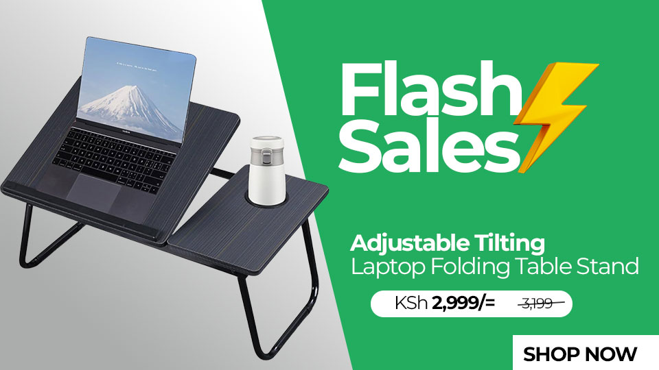 Laptop folding table