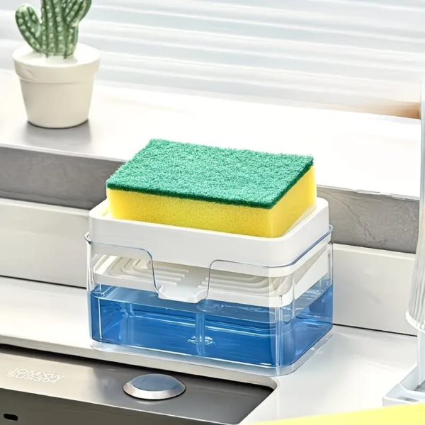 Soap Dispenser With Sponge