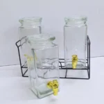 1.6L Triple Glass Juice Dispensers with Metallic Stand 3 Triple Glass Juice Dispenser Kenya