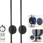 Modern Wireless LED Wall Sconce with Remote Control 4 Wireless LED Wall Sconce