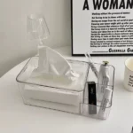 Acrylic Partitioned Serviette / Napkin Holder 4 acrylic napkin holder Kenya