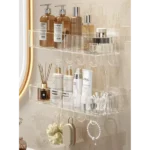 Acrylic Storage Shelf with Gold Hooks 4 acrylic storage shelf Kenya