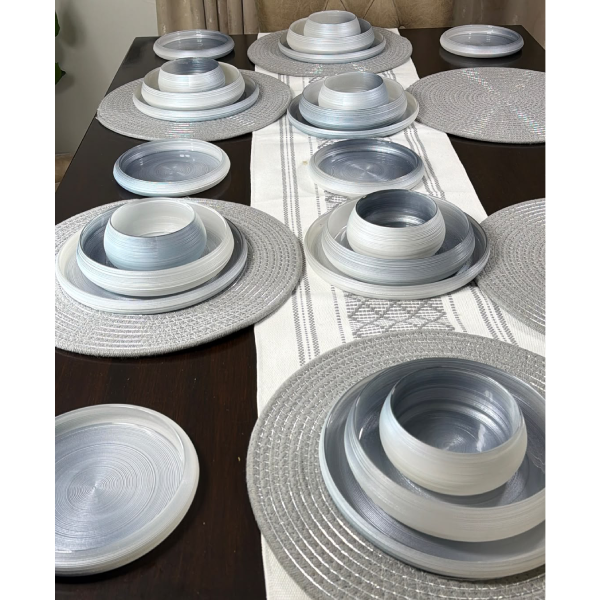 blue grey dinner set Kenya
