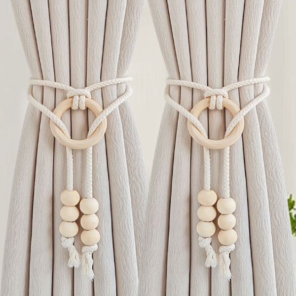 Rope Curtain Tieback Set