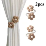 Bohemian Flower Curtain Tiebacks 2 Flower Curtain Tiebacks