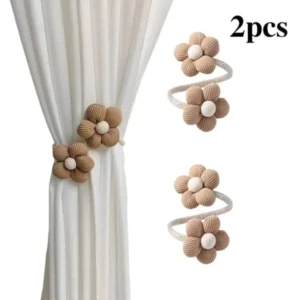 Flower Curtain Tiebacks