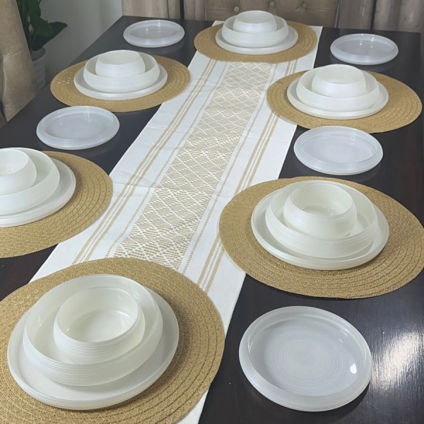 frosted glass dinner set Kenya