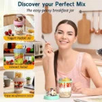 4PCS Glass Oat Jars with Spoon 5 glass breakfast jars Kenya