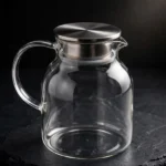 1.8L Glass Teapot with Stainless Steel Lid & Infuser 7 glass teapot with stainless steel infuser Kenya