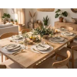 Embossed PU Leather Round Placemats 10 heat resistant placemats Kenya