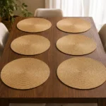 High Quality Natural Woven Table Mats 5 jute placemats Kenya