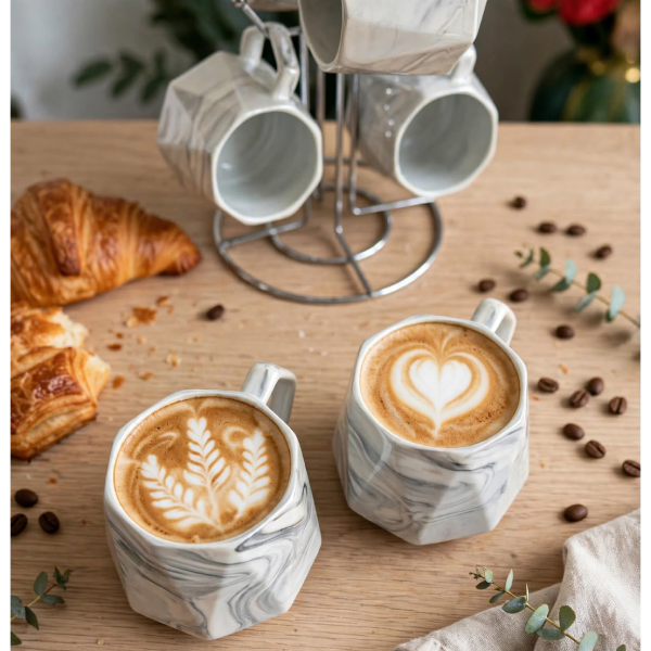 pearl marble octagon mugs Kenya