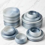 ribbed glass dinner set Kenya