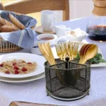 Mesh Partitioned Rotating Cutlery Holder 3 rotating cutlery holder Kenya