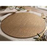 Metallic Bronze Effect Round Table Mats 4 round table mats Kenya