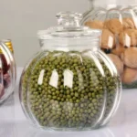Vertical Pattern Transparent Glass Storage Jars 4 transparent glass jars Kenya