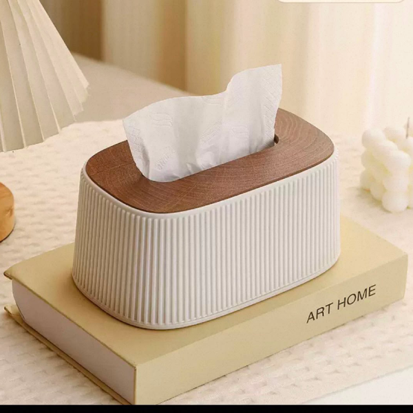 vertical striped tissue box Kenya