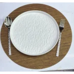 Metallic Bronze Effect Round Table Mats 9 waterproof table mats Kenya