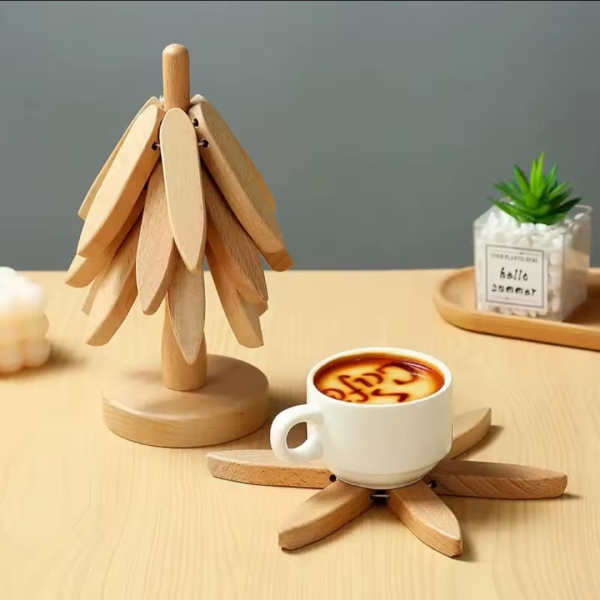 Tree-Shaped Table & Pot Mat
