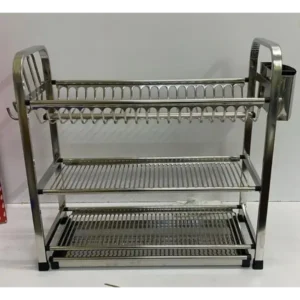 3-Tier Aluminium Dish Rack