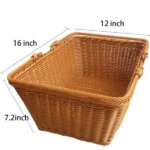 Rattan Picnic & Outdoor Shopping Basket 3 40cm rattan basket