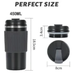 450ML Travel Coffee Mug 6 450ml coffee cup