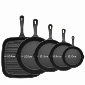 5pcs cast iron skillet set Kenya