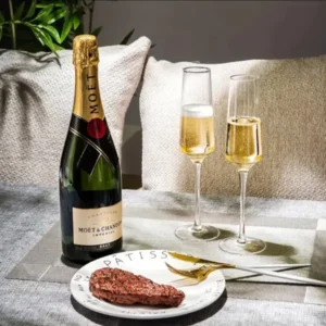 6pc champagne glass set