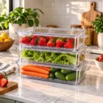 Acrylic Fridge Storage