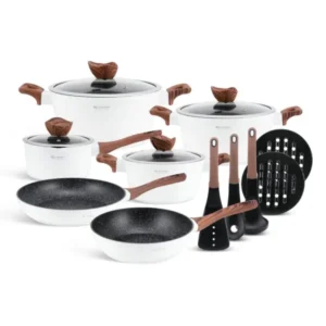 Marble Coated Cookware Set