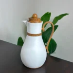 Pot-Shaped Vacuum Flask with Wood-Grain Handle 3 Pot-Shaped Vacuum Flask