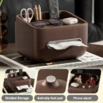 Multifunctional Wood Grain Tissue Holder Storage 4 multifunctional tissue holder Kenya