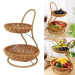 Handmade Rattan Fruit Rack