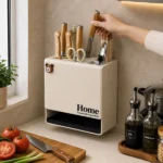 Wall-Mounted Multi-Functional Knife & Chopstick Holder 2 Knife & Chopstick Holder